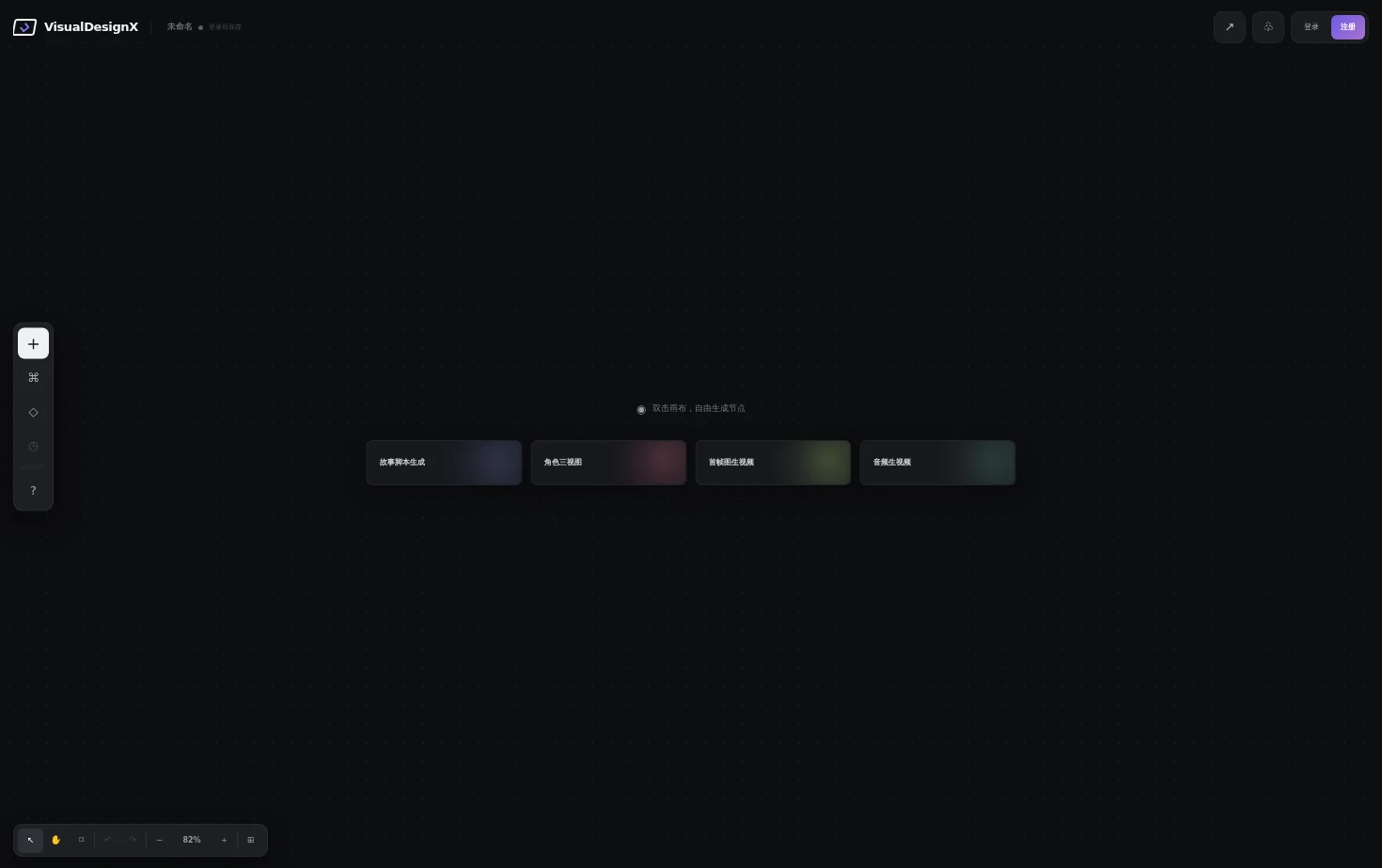 VisualDesignX 页面快照